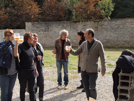 Dégustation après la découverte de la brasserie