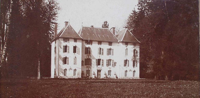 Le château de Lusigny vers 1910